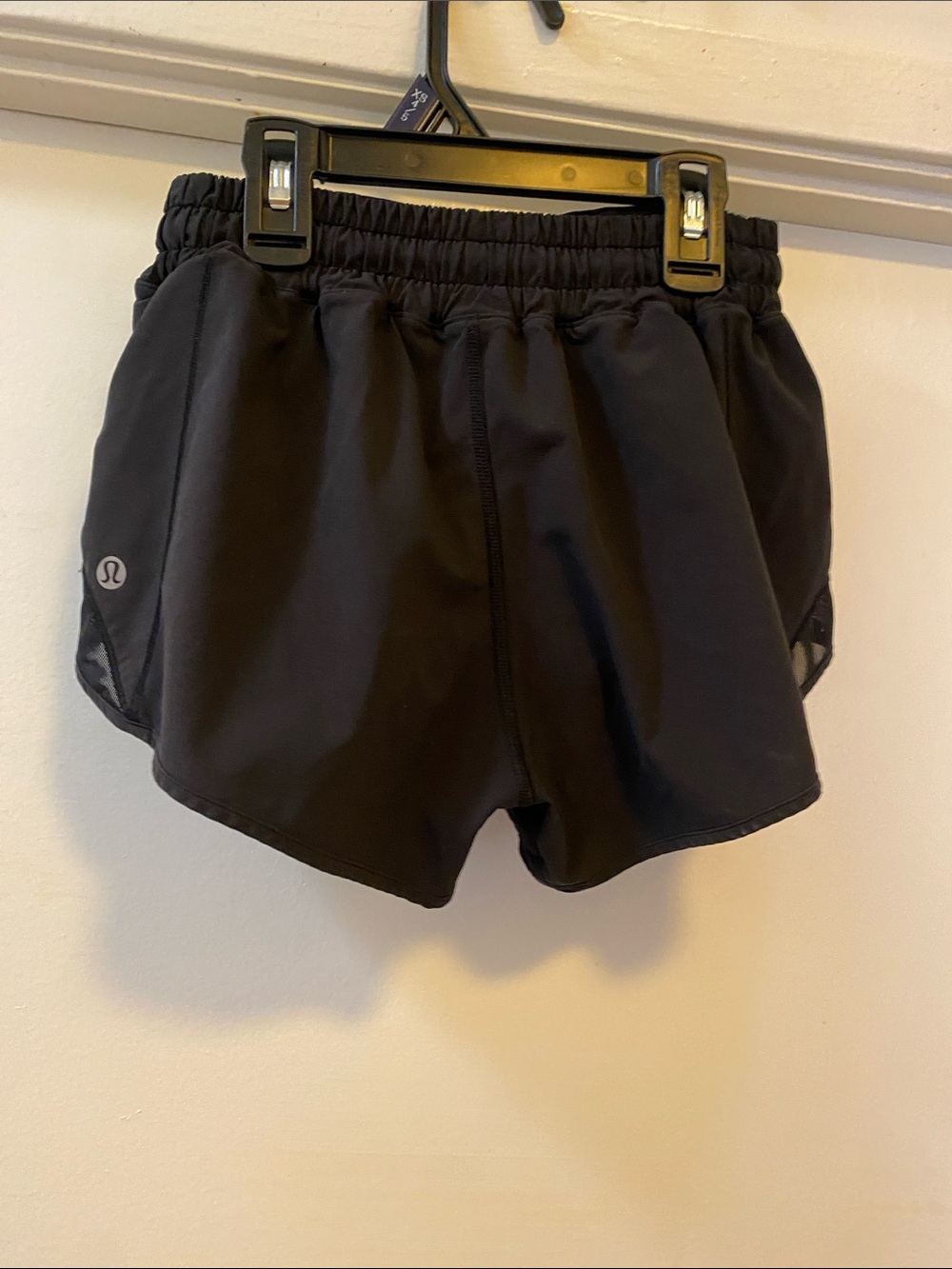 lululemon athletica Black Athletic Running Shorts with Elastic Waist - Picture 3 of 5